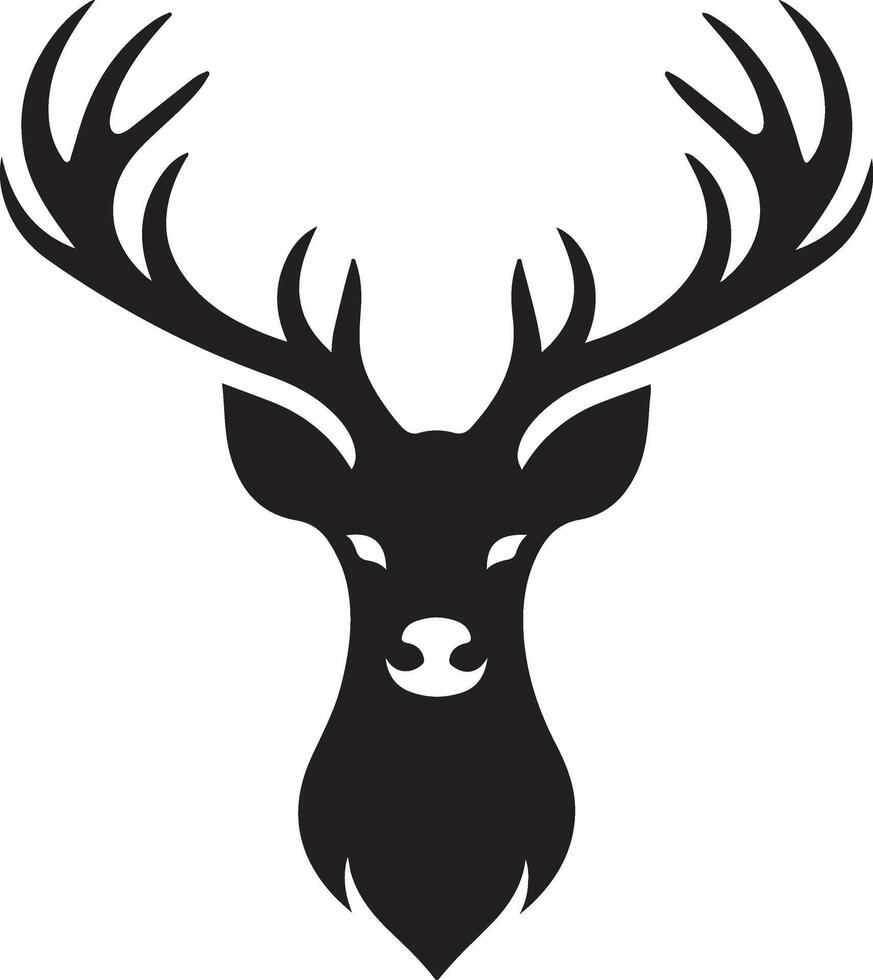 Deer Head High Res Illustration vector