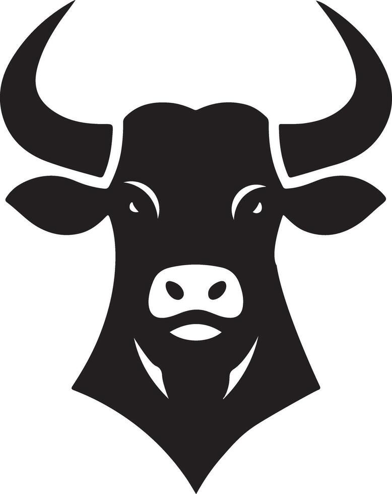 Head Cow Stock Illustration vector