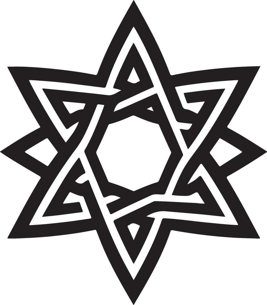 Religious Star Symbol vector