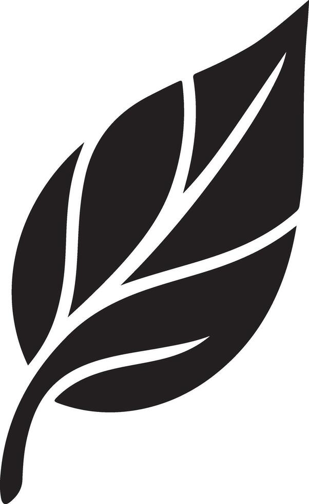 Black silhouette of branch vector