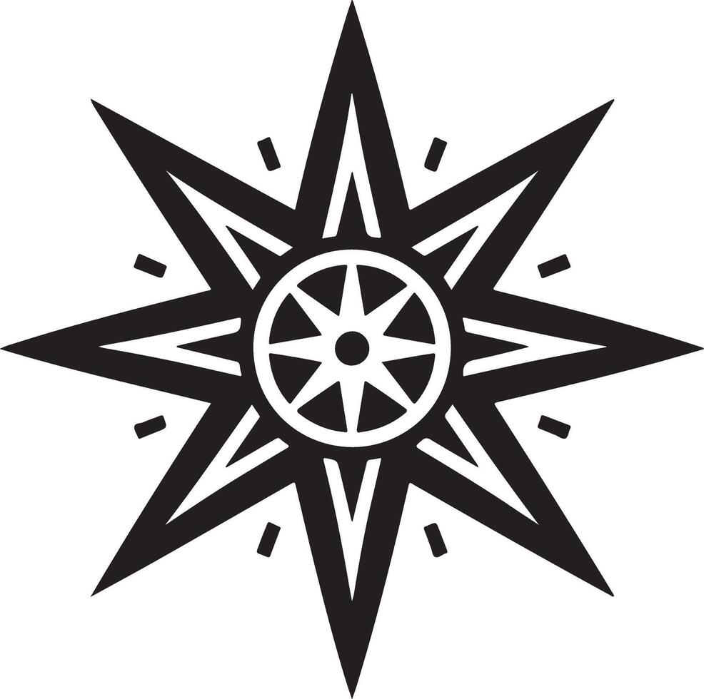 Star of David religious symbol icon vector