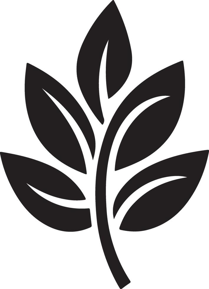 Leaf Silhouette Art vector