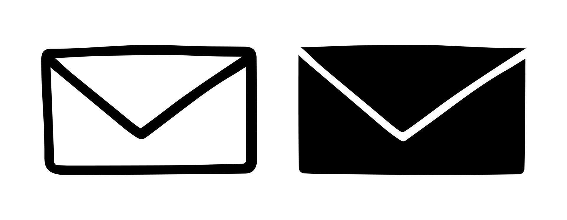 Envelope cartoon doodle, . vector
