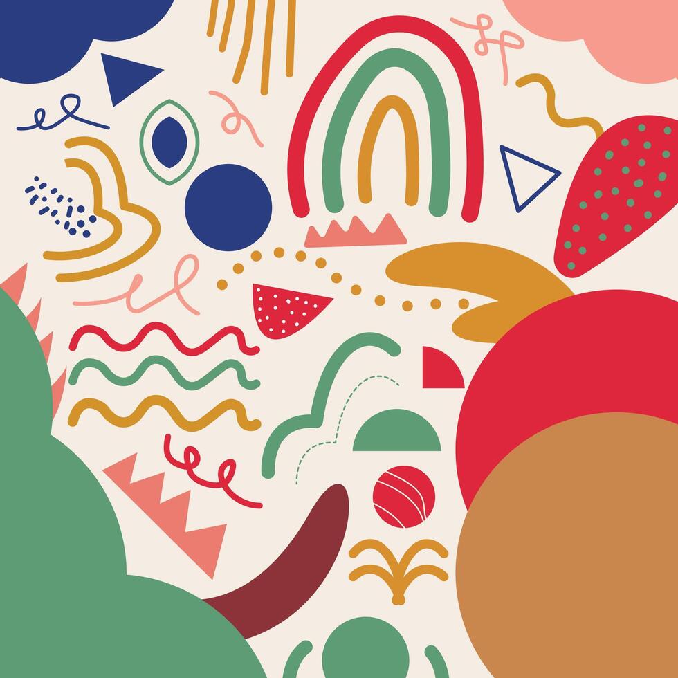 Pattern shape design vector