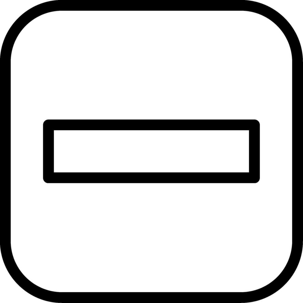 Stop Line Icon vector