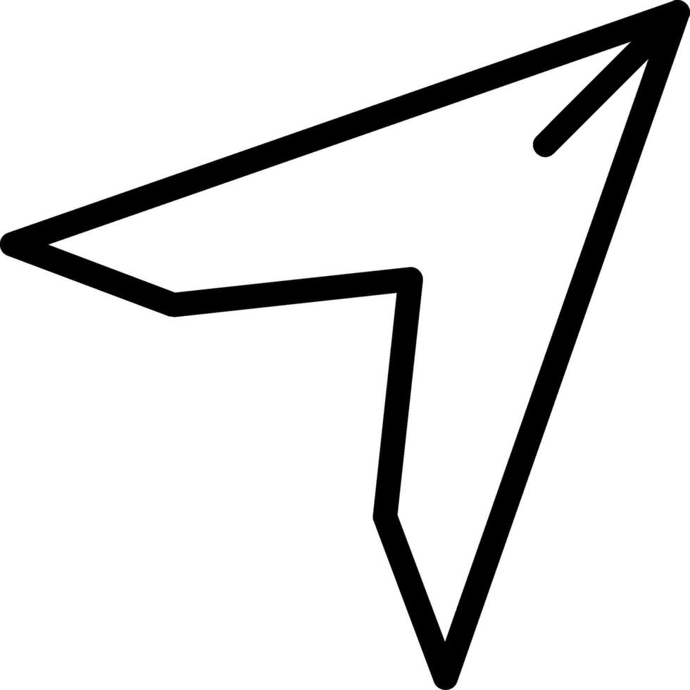 Submit Line Icon vector