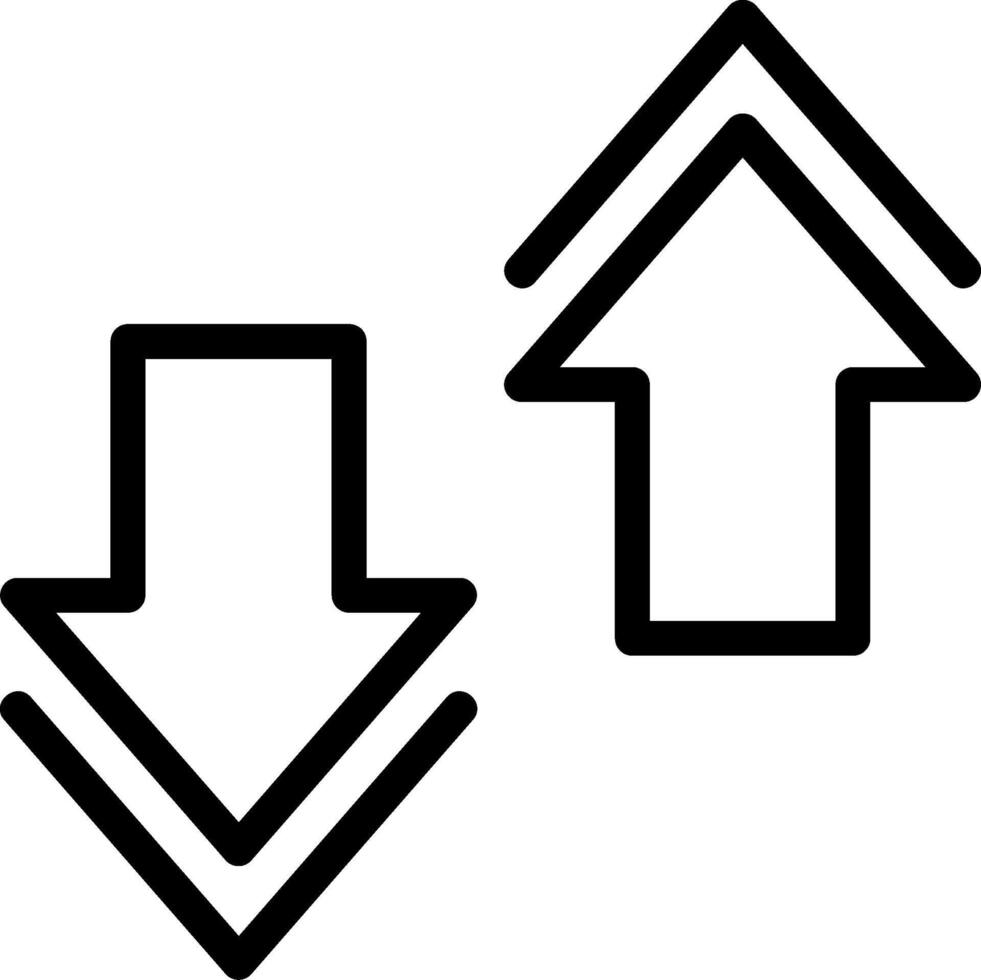 Expand Line Icon vector