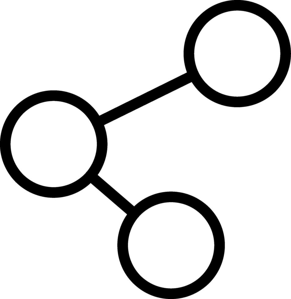 Share Line Icon vector