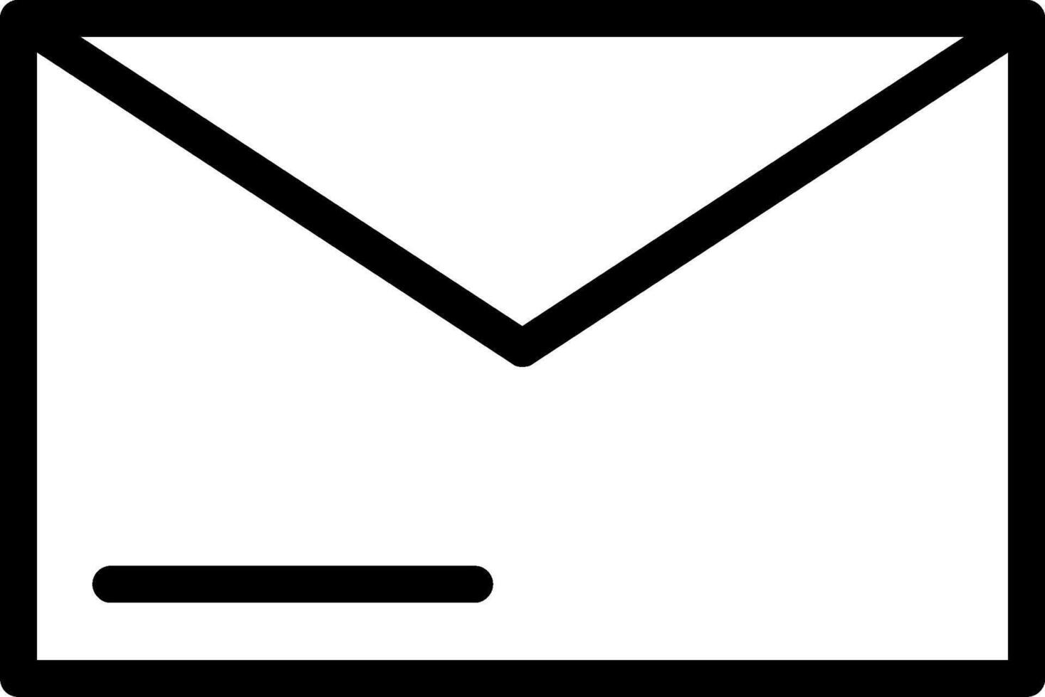 Envelope Line Icon vector
