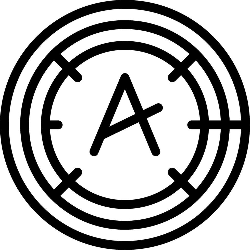 Dyslexia friendly Line Icon vector