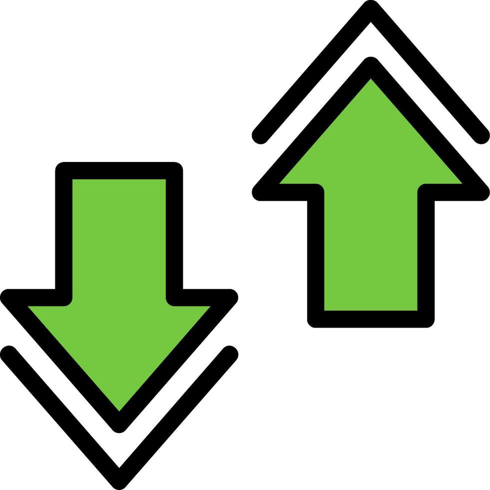 Expand Line Filled Icon vector