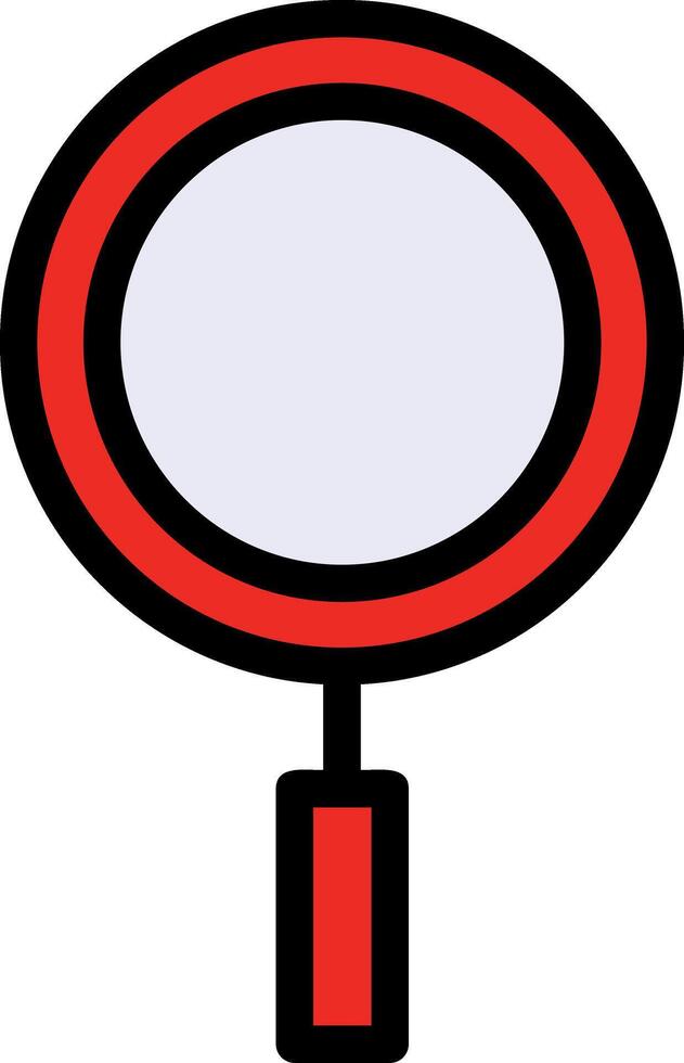 Search Line Filled Icon vector
