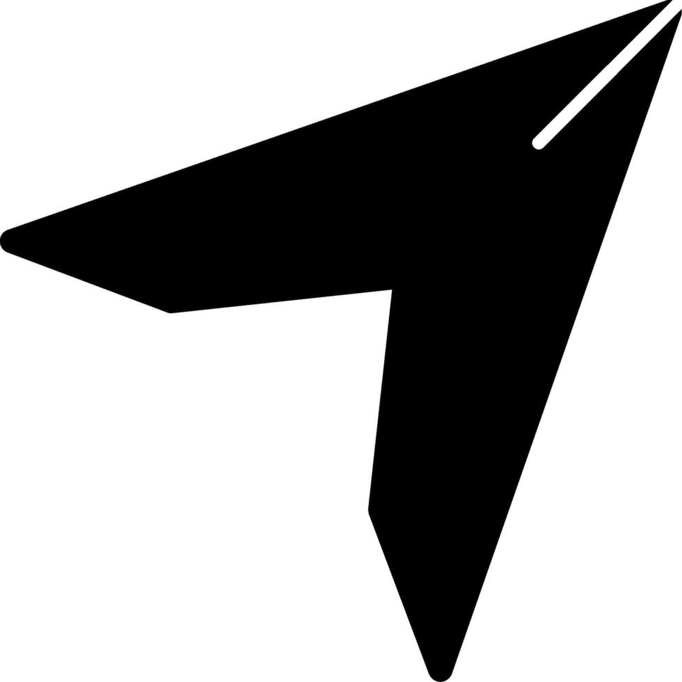 Submit Glyph Icon vector