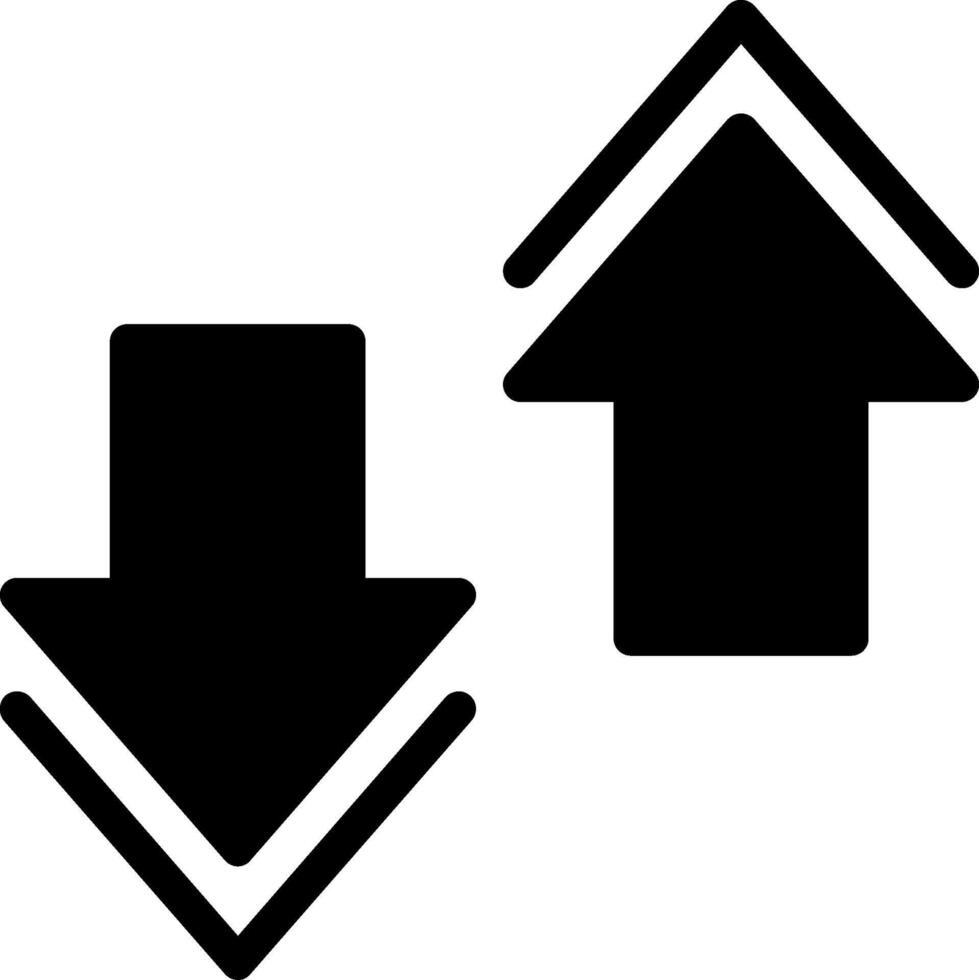 Expand Glyph Icon vector