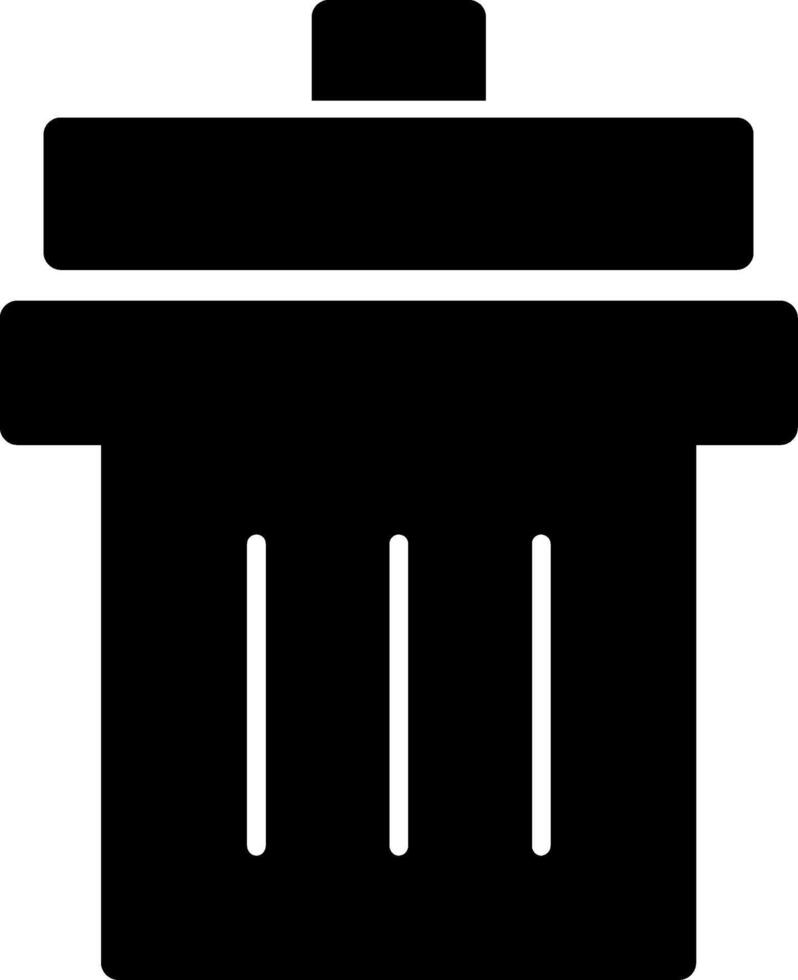 Delete Glyph Icon vector