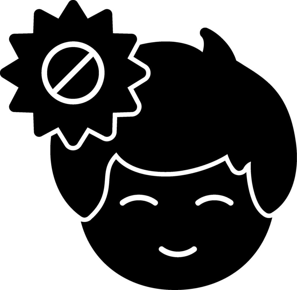 Cognitive impairment Glyph Icon vector
