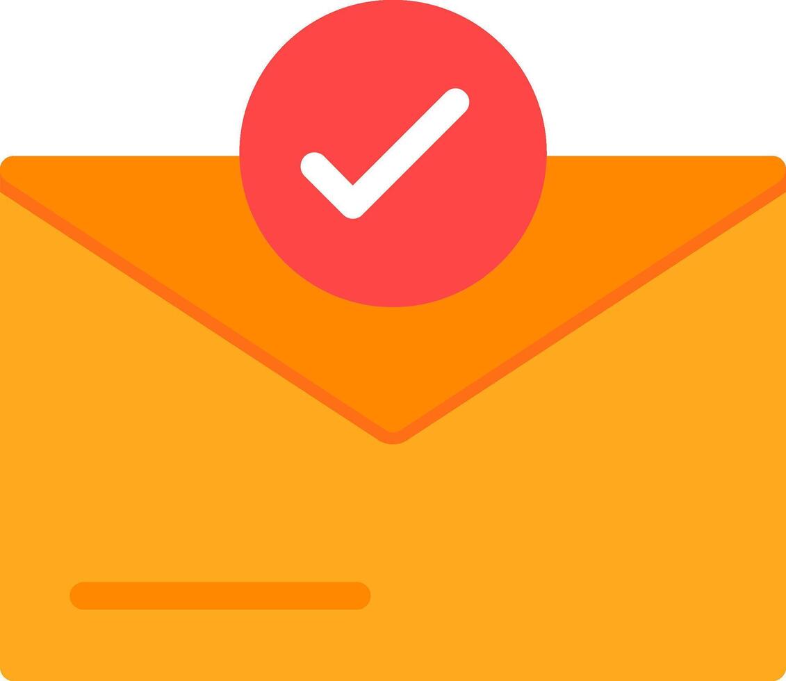 Checkmark Flat Icon vector