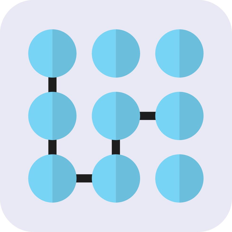 Pattern Flat Icon vector