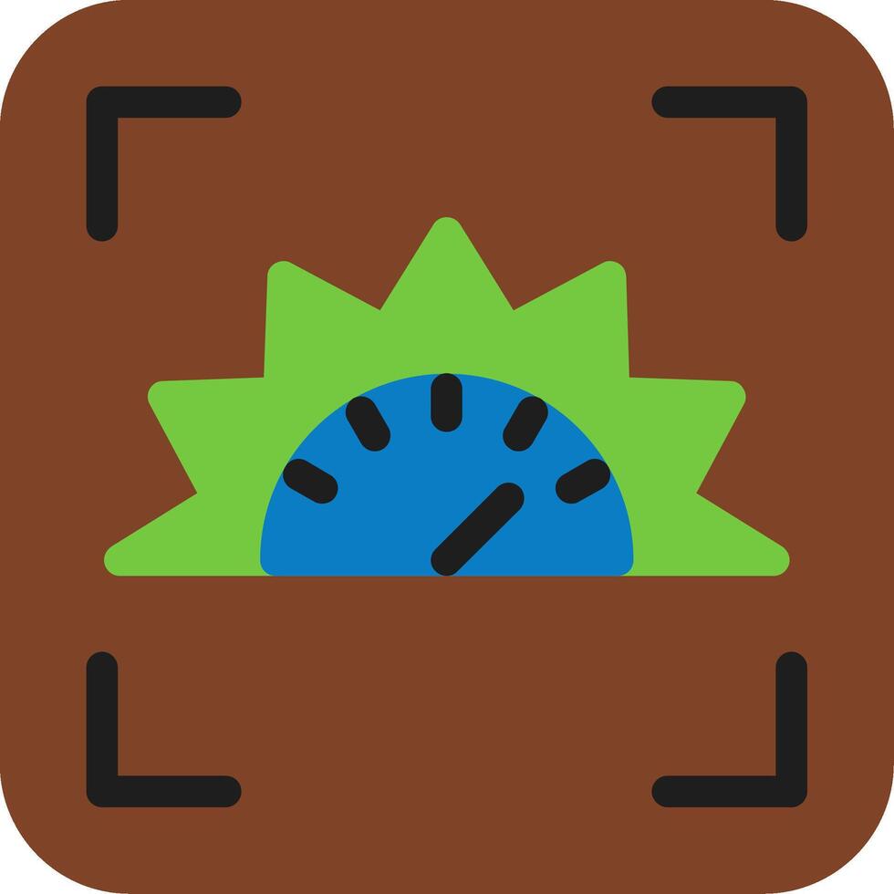 Focus indicator Flat Icon vector