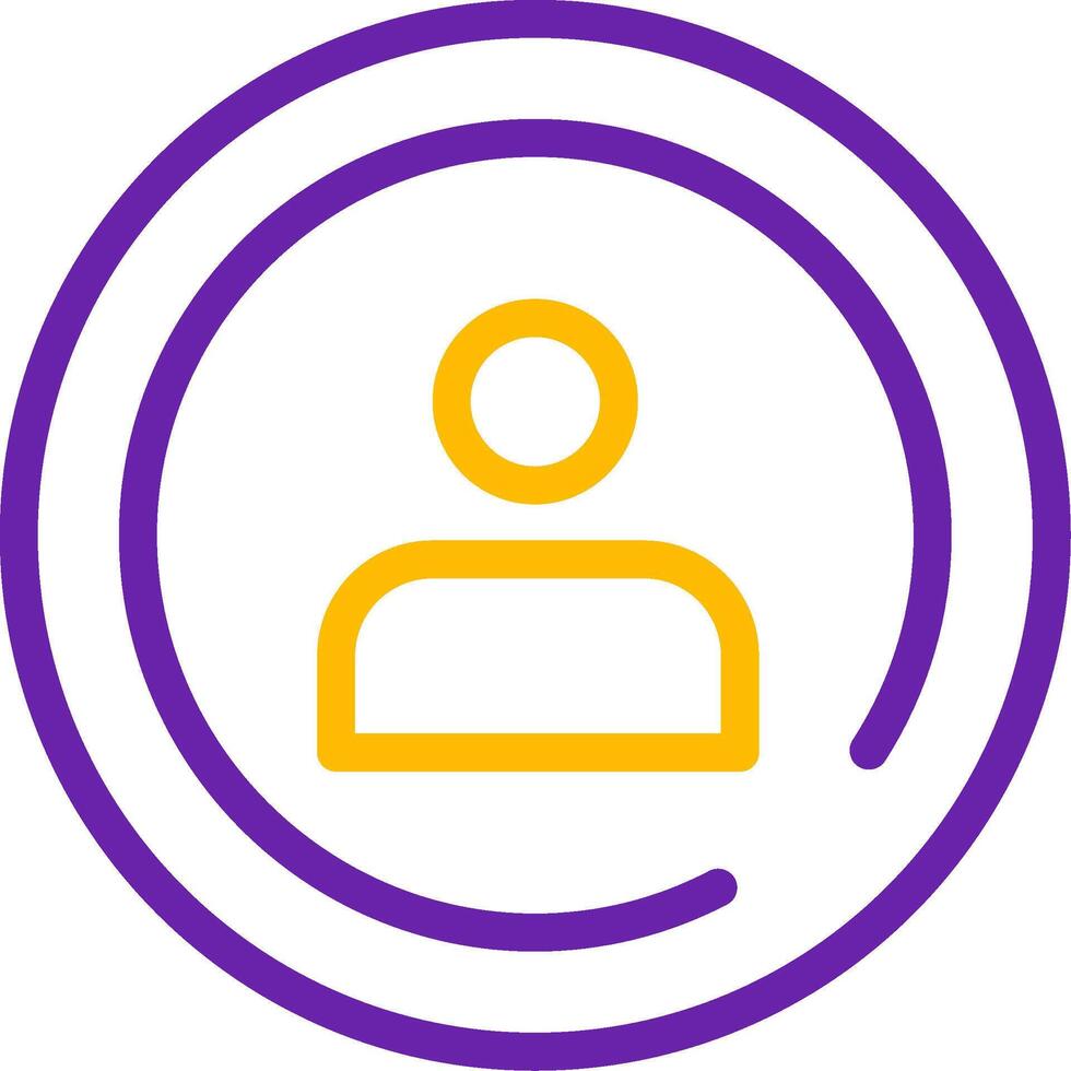 About Line Two Color Icon vector