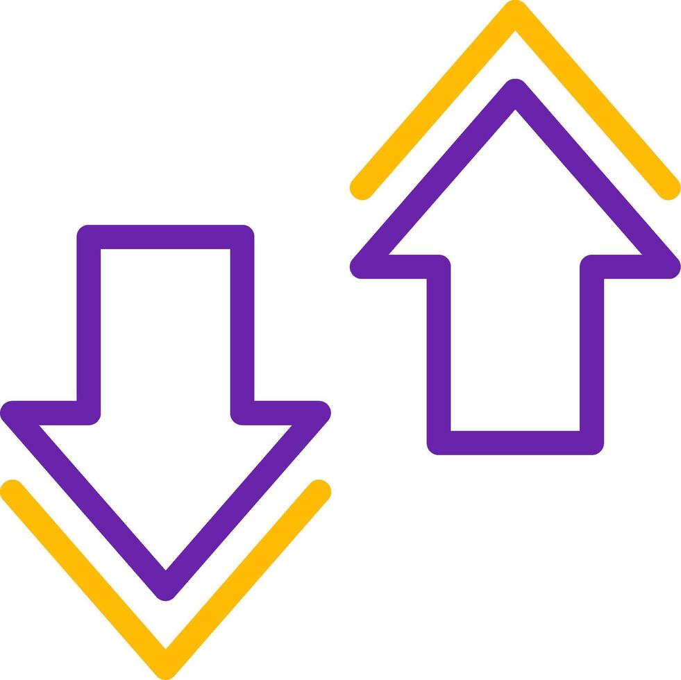 Expand Line Two Color Icon vector