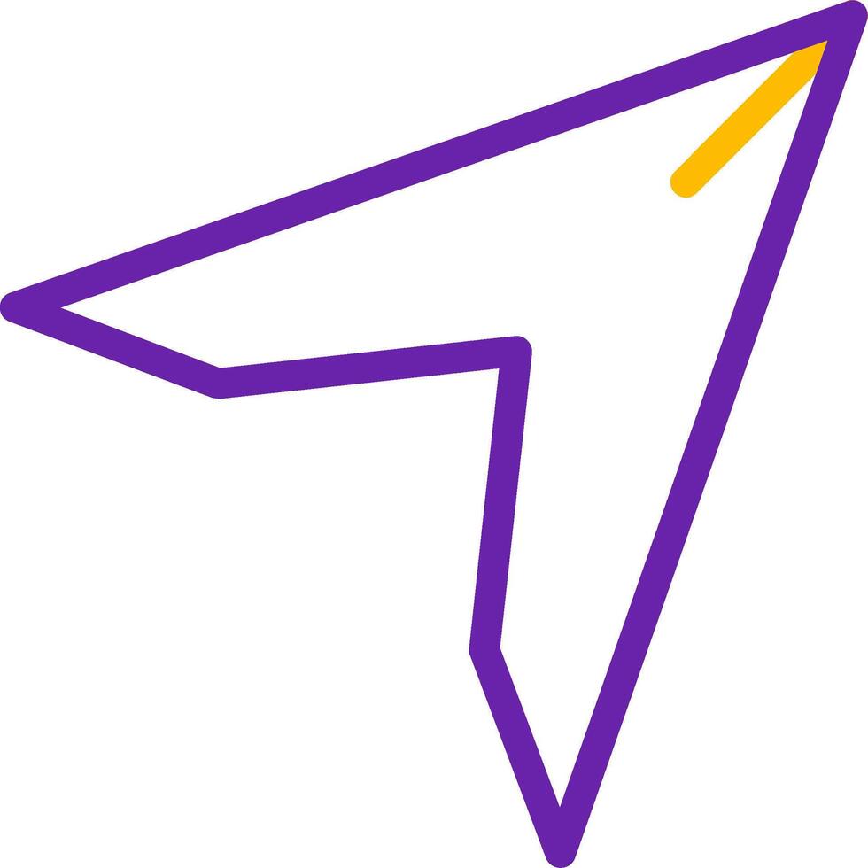 Submit Line Two Color Icon vector