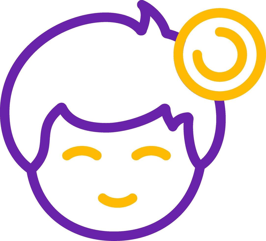 Pending status indicator Line Two Color Icon vector