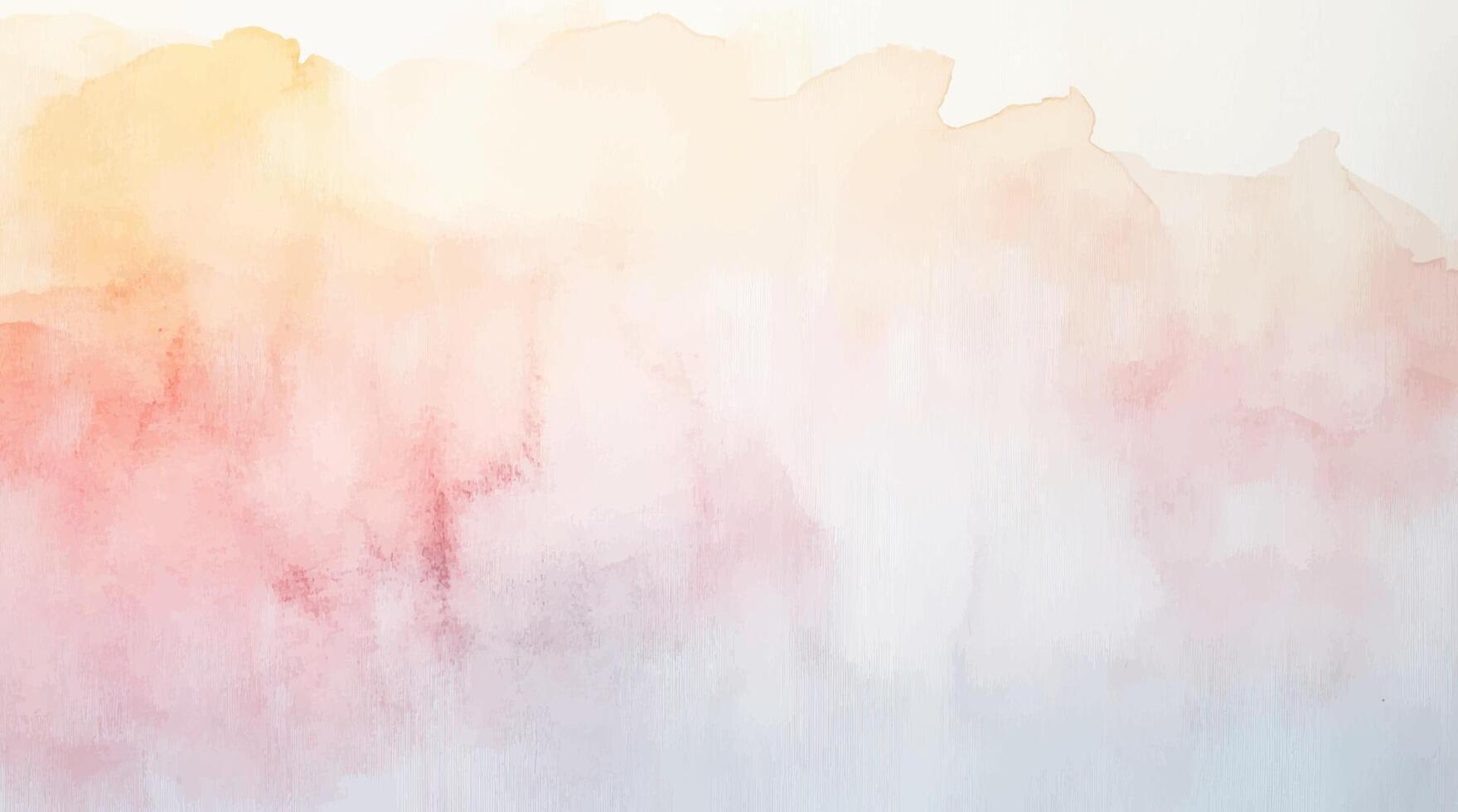 Abstract horizontal colorful watercolor background. Hand drawn texture. Brush stroked painting pastel color illustration vector