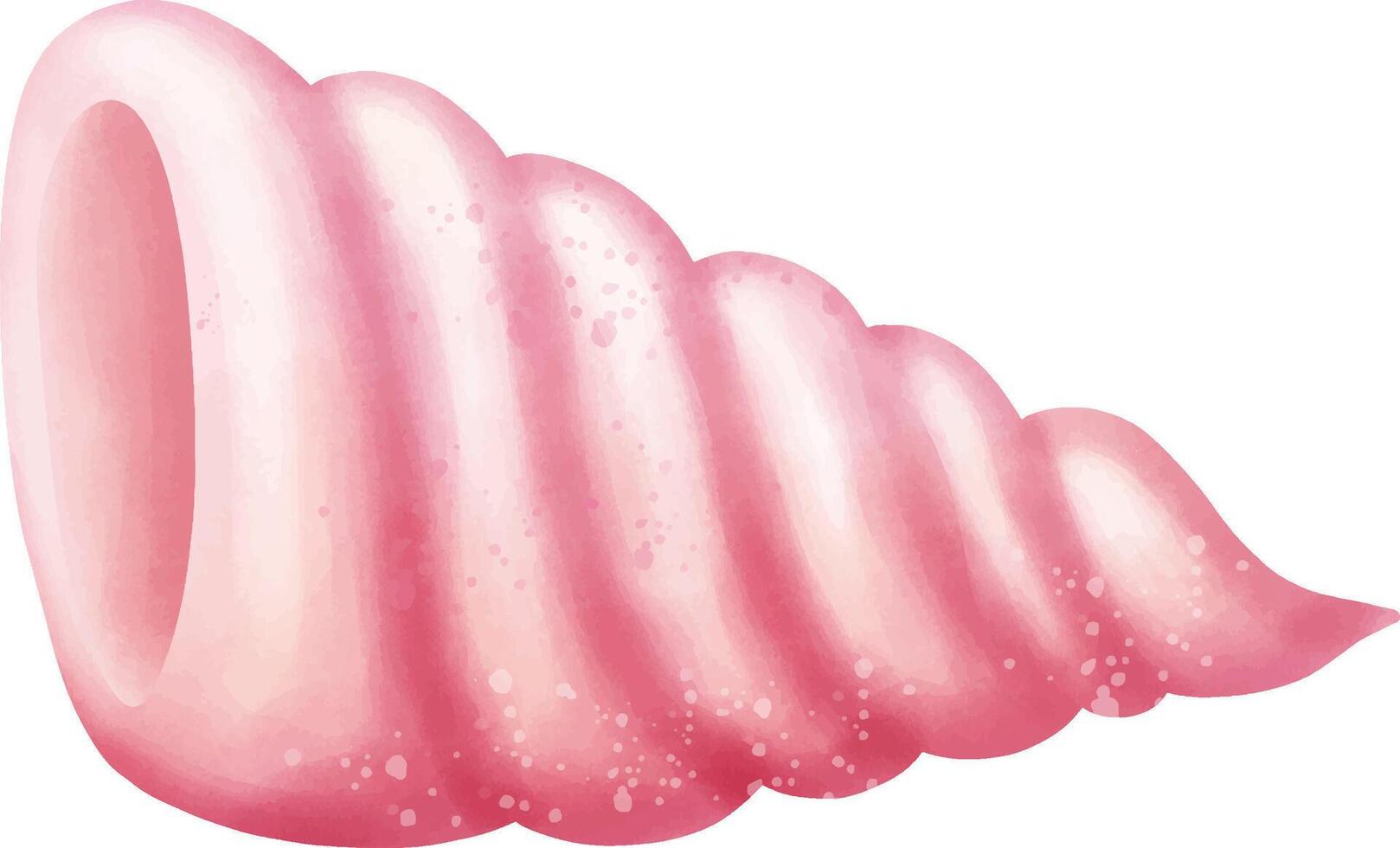 pink shell elements vector