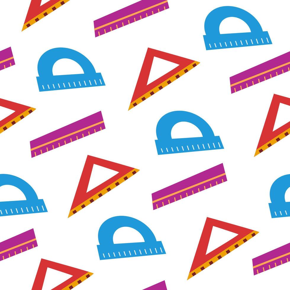 School Ruler pattern background. Measurement Tool seamless pattern. ruler seamless pattern. ruler illustration pattern background. vector