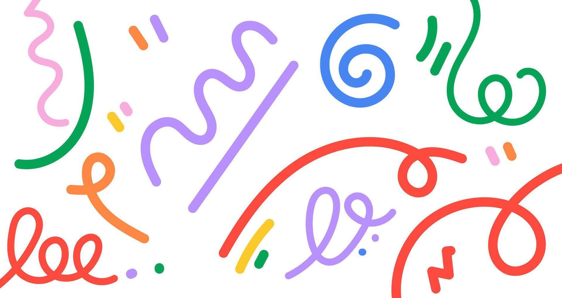 A colorful drawing of a bunch of letters and numbers vector