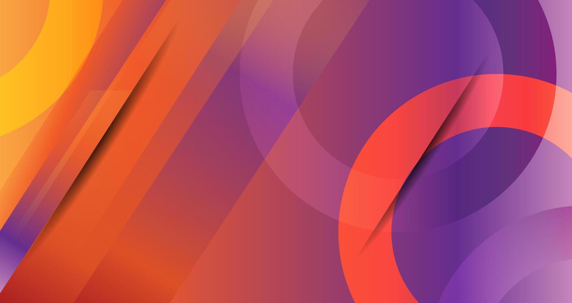 Abstract background with orange, purple and yellow colors vector