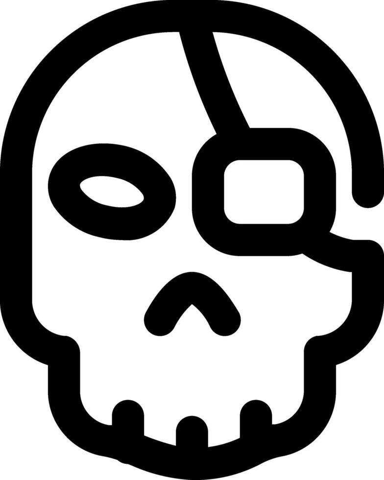 skull icon design, 32px size vector