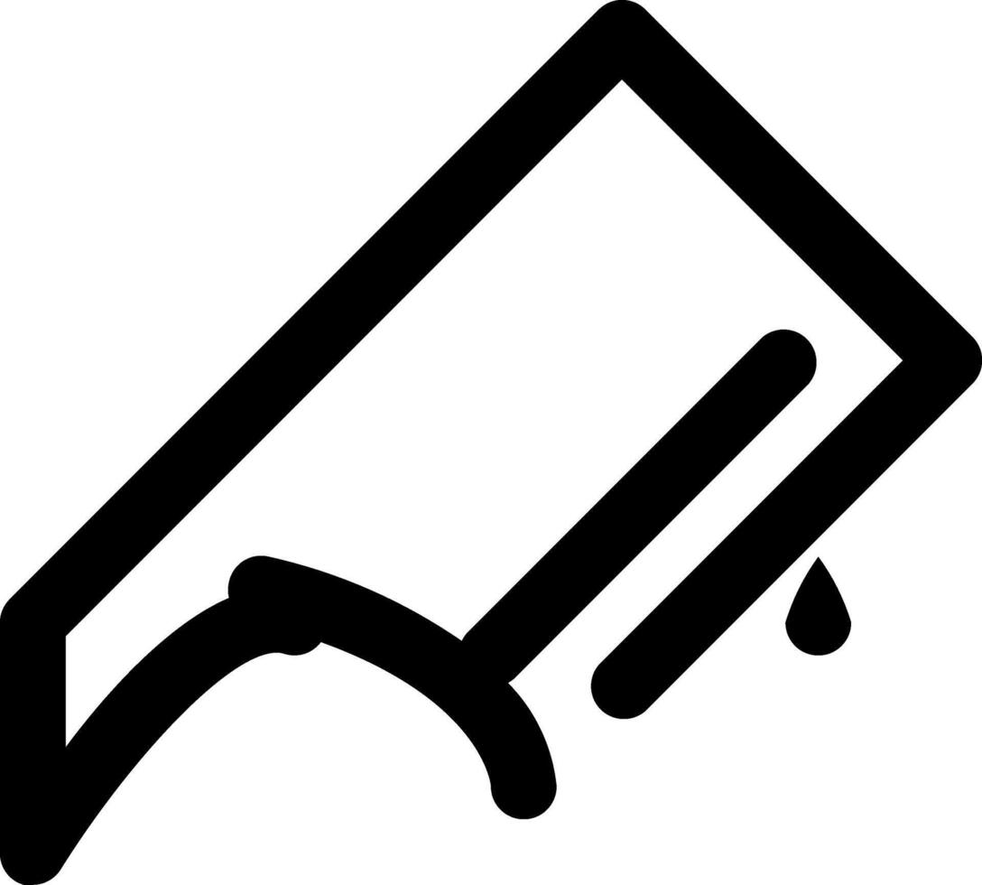 bloody knife icon design, 32px size vector