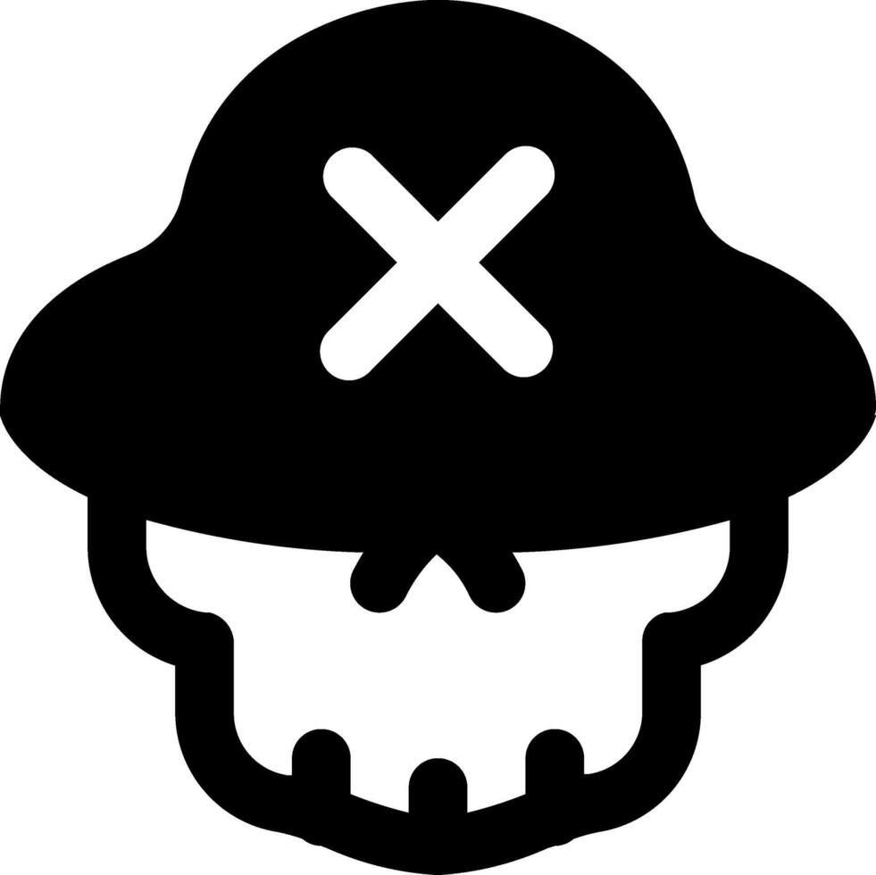 skull icon design, 32px size vector