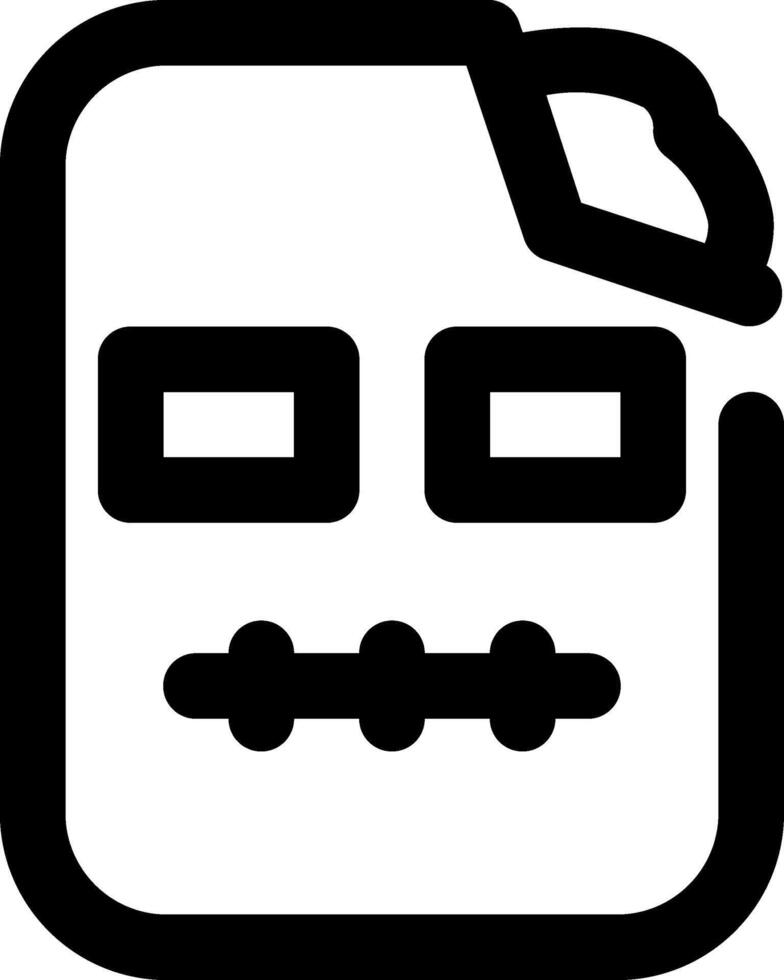 zombie icon design, 32px size vector