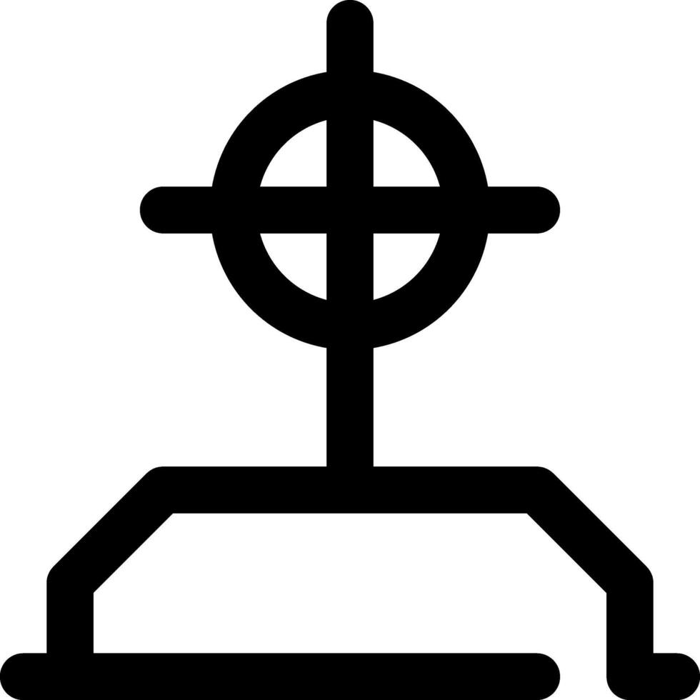 grave icon design, 32px size vector