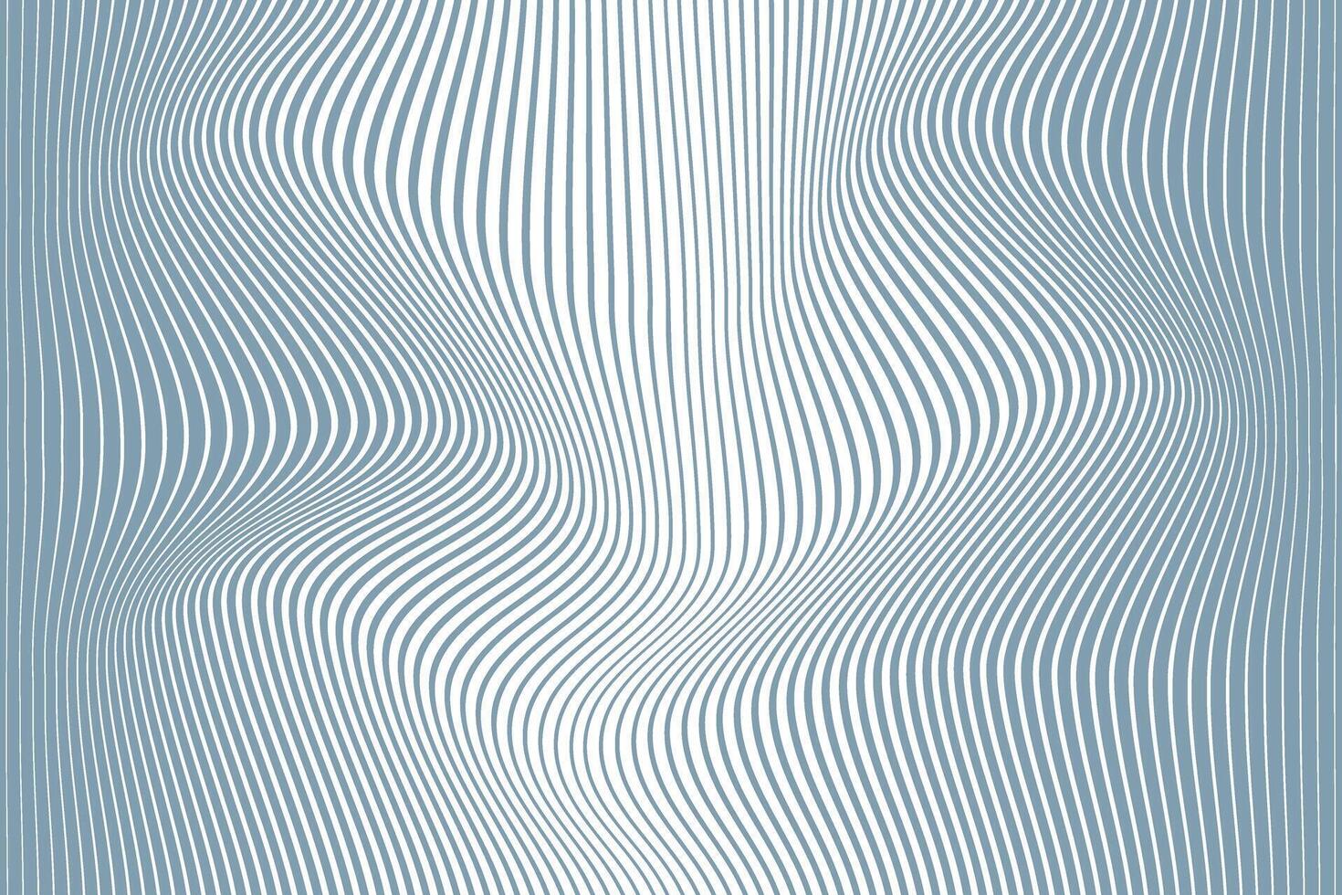 simple abstract thin to thick blend wavy distort line pattern a blue background with wavy lines in the middle vector