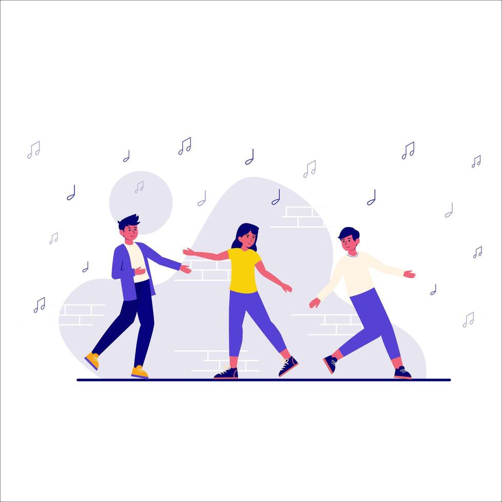 Rhythmic Harmony A Celebration of Dance vector