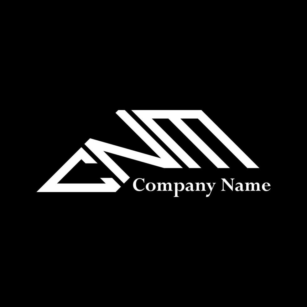 CNM logo design, CNM simple and modern logo. CNM luxurious alphabet design vector
