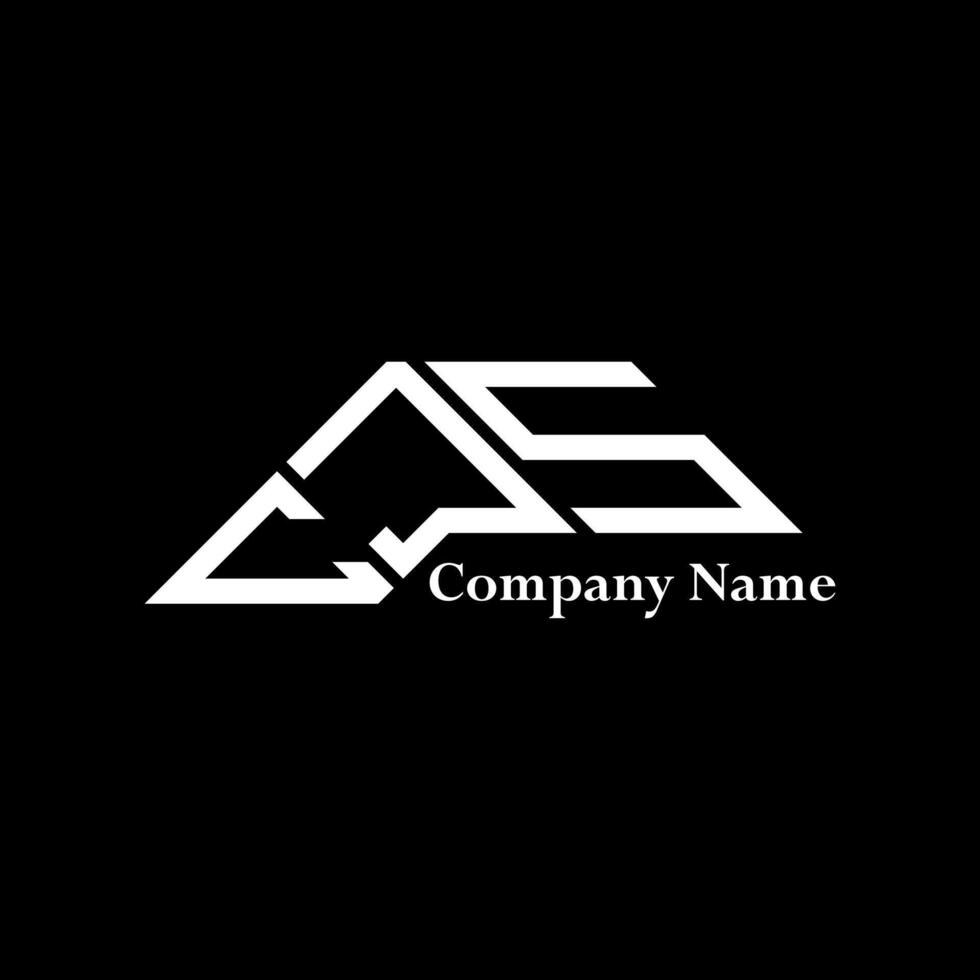 CJS logo design, CJS simple and modern logo. CJS luxurious alphabet design vector