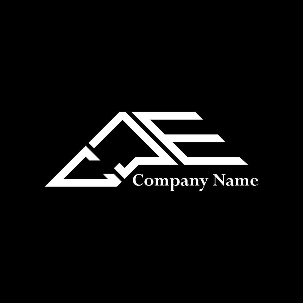 CJE logo design, CJE simple and modern logo. CJE luxurious alphabet design vector