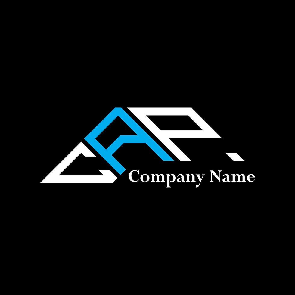 CAP logo design, CAP simple and modern logo. CAP luxurious alphabet design vector