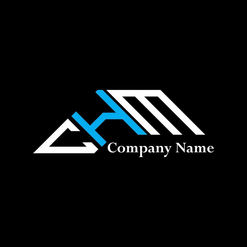 CHM logo design, CHM simple and modern logo. CHM luxurious alphabet design vector