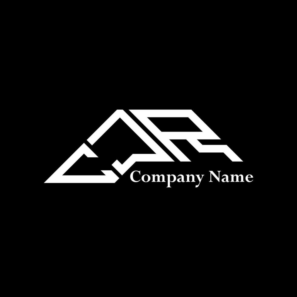 CJR logo design, CJR simple and modern logo. CJR luxurious alphabet design vector