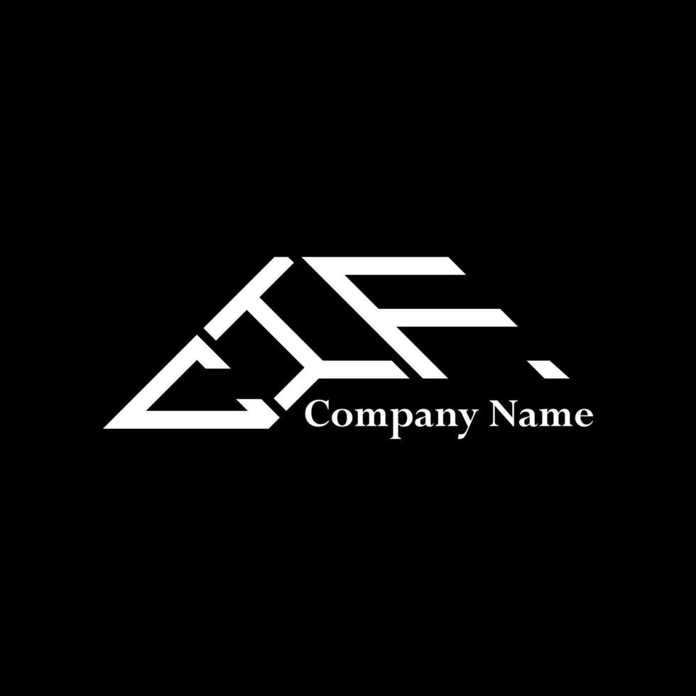 CIF logo design, CIF simple and modern logo. CIF luxurious alphabet design vector