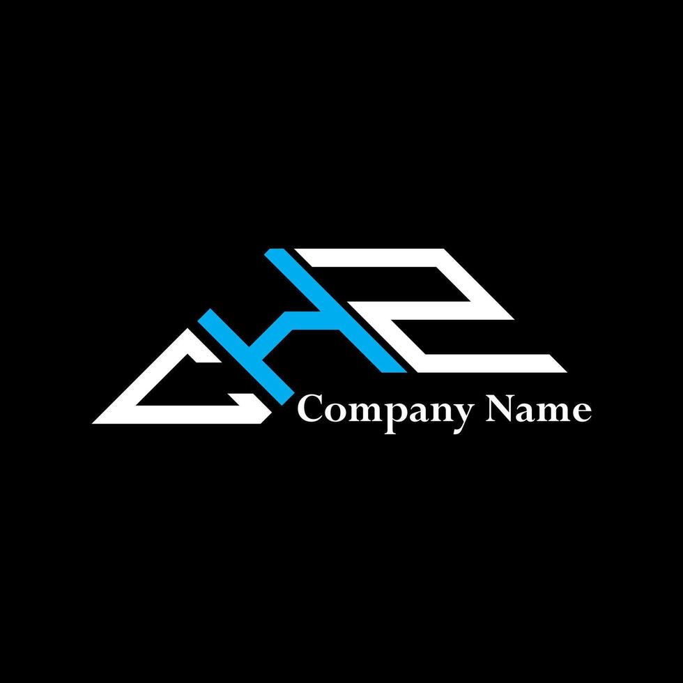 CHZ logo design, CHZ simple and modern logo. CHZ luxurious alphabet design vector