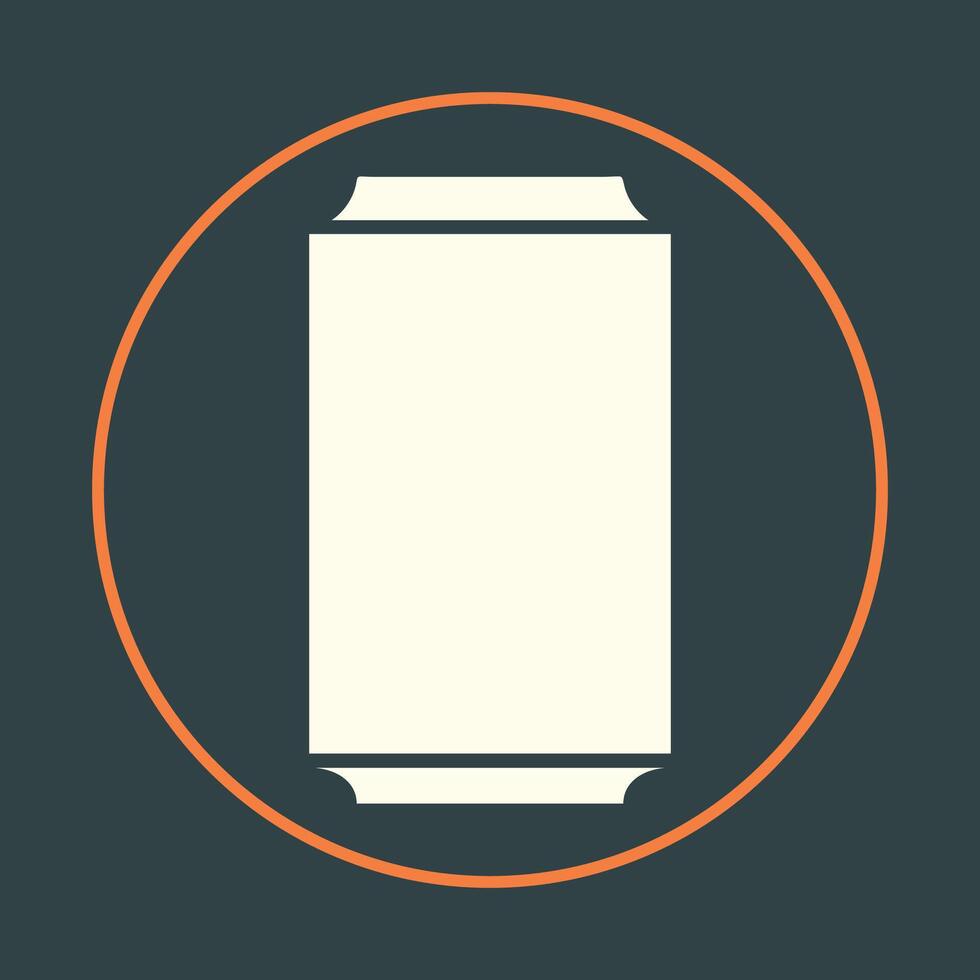 Soda Can trendy icon noble abstract illustration colorful artwork beautiful design vector