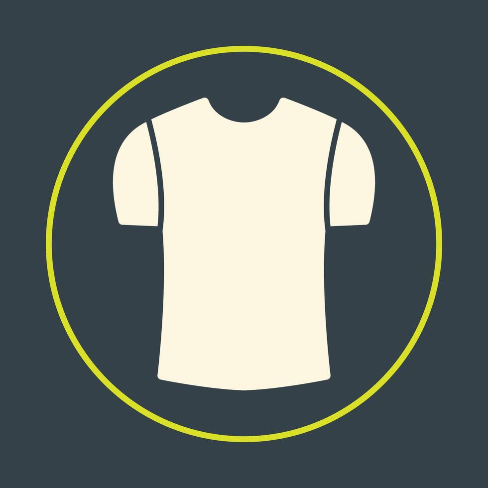 Half Sleeve Shirt trendy icon honorable abstract illustration colorful artwork vector