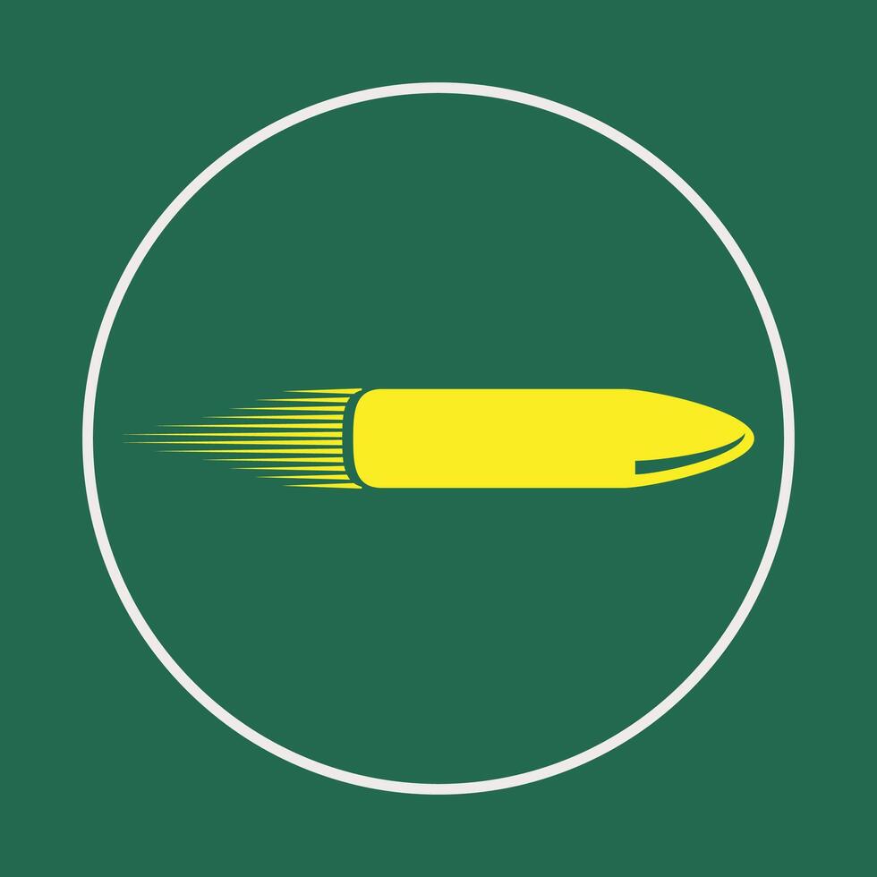 Bullet trendy icon nice abstract illustration colorful artwork beautiful design vector